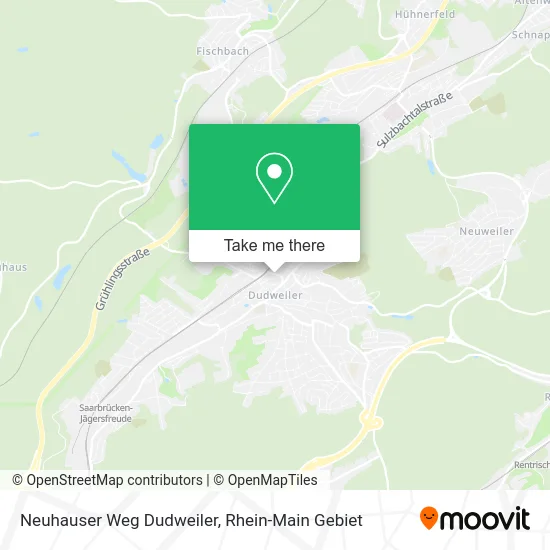 Карта Neuhauser Weg Dudweiler