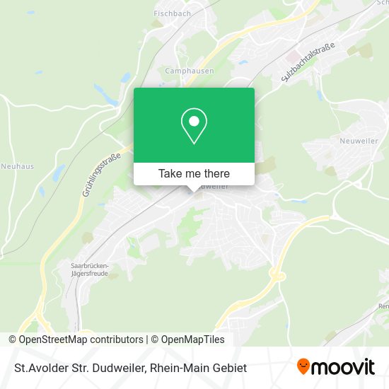 Карта St.Avolder Str. Dudweiler