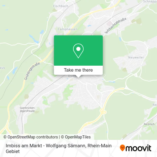 Карта Imbiss am Markt - Wolfgang Sämann