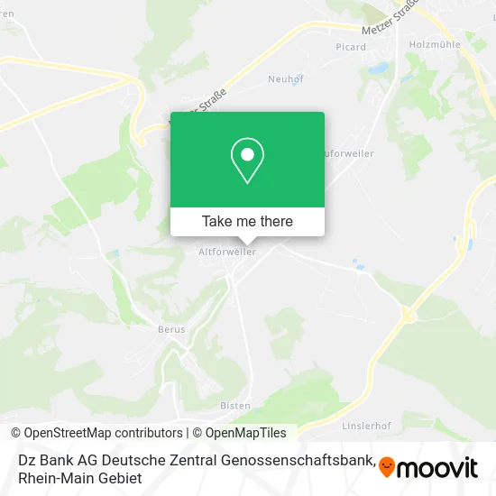 Карта Dz Bank AG Deutsche Zentral Genossenschaftsbank