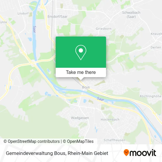 Карта Gemeindeverwaltung Bous