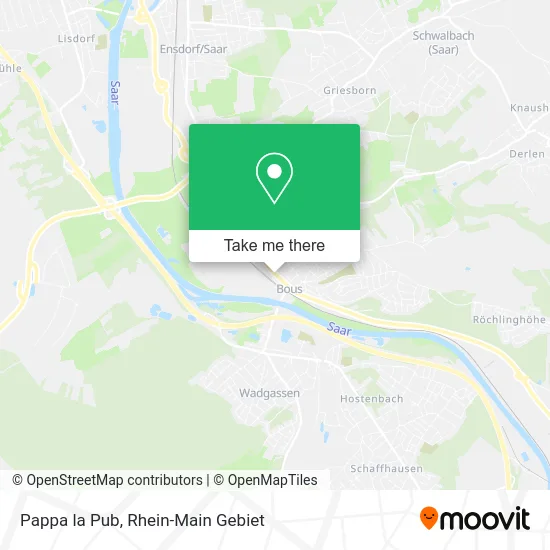 Карта Pappa la Pub