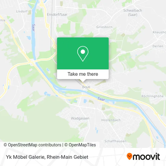 Карта Yk Möbel Galerie