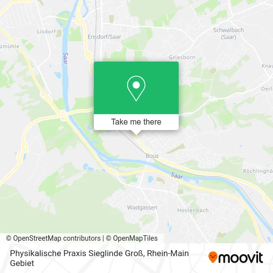 Карта Physikalische Praxis Sieglinde Groß