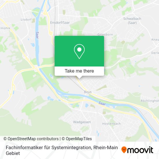 Fachinformatiker für Systemintegration map