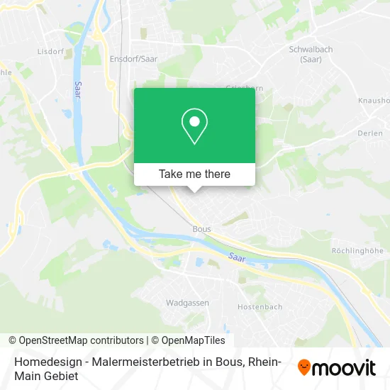 Карта Homedesign - Malermeisterbetrieb in Bous