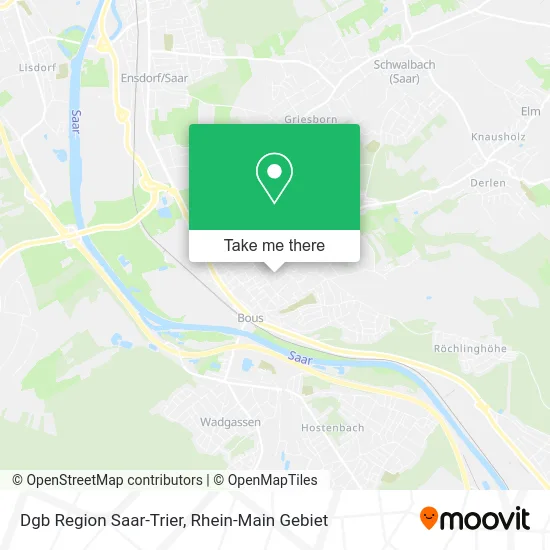 Карта Dgb Region Saar-Trier