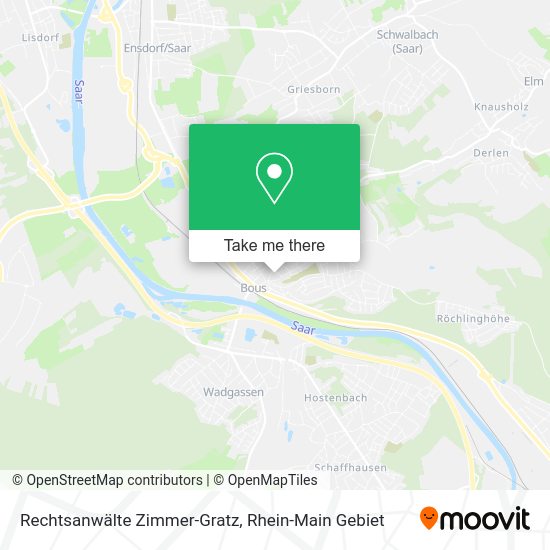 Карта Rechtsanwälte Zimmer-Gratz
