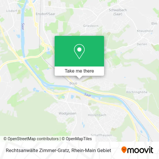 Карта Rechtsanwälte Zimmer-Gratz