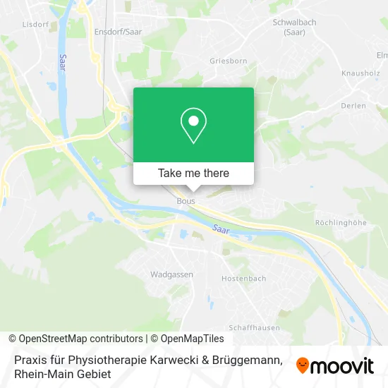 Карта Praxis für Physiotherapie Karwecki & Brüggemann