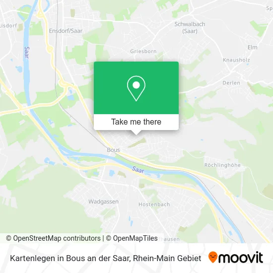 Карта Kartenlegen in Bous an der Saar