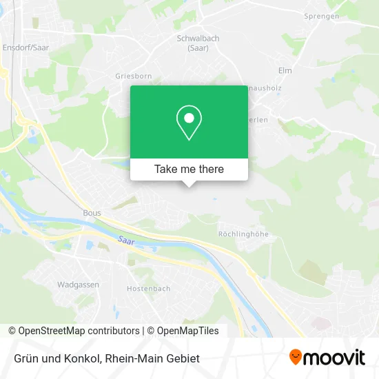 Карта Grün und Konkol