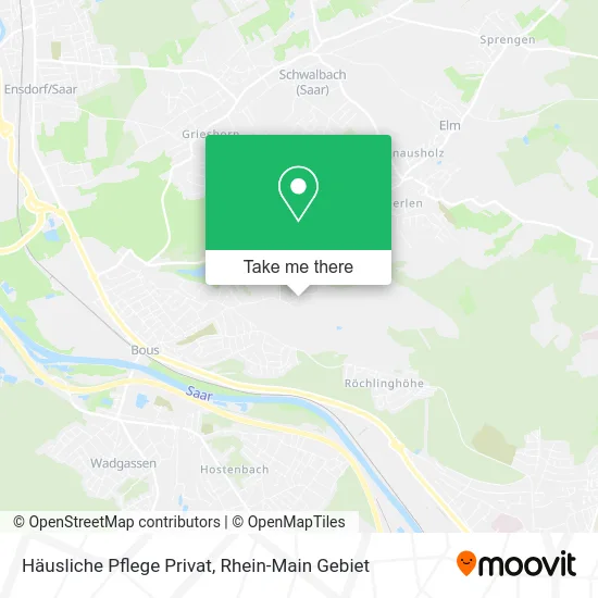Карта Häusliche Pflege Privat