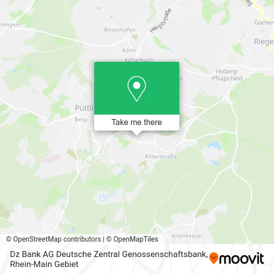 Карта Dz Bank AG Deutsche Zentral Genossenschaftsbank
