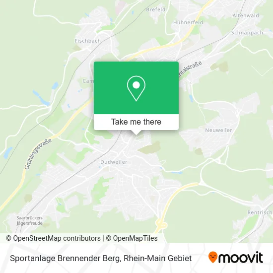Карта Sportanlage Brennender Berg