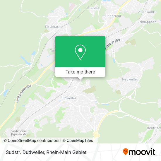 Карта Sudstr. Dudweiler