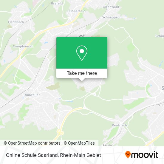 Карта Online Schule Saarland