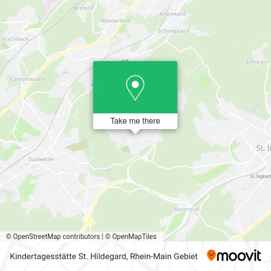 Карта Kindertagesstätte St. Hildegard