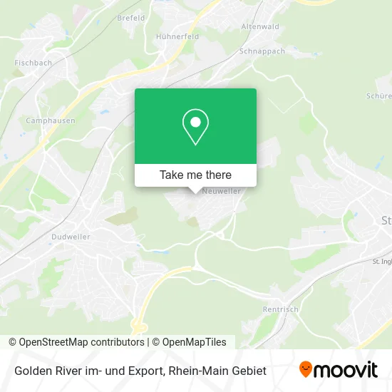 Карта Golden River im- und Export