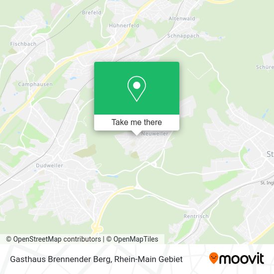 Карта Gasthaus Brennender Berg