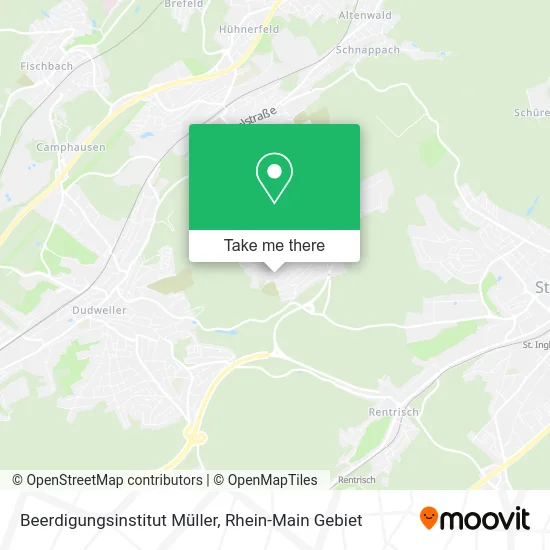 Карта Beerdigungsinstitut Müller