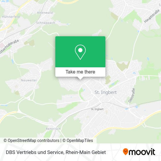 Карта DBS Vertriebs und Service