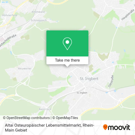 Карта Altai Osteuropäischer Lebensmittelmarkt