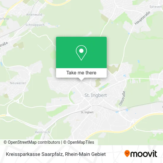 Карта Kreissparkasse Saarpfalz