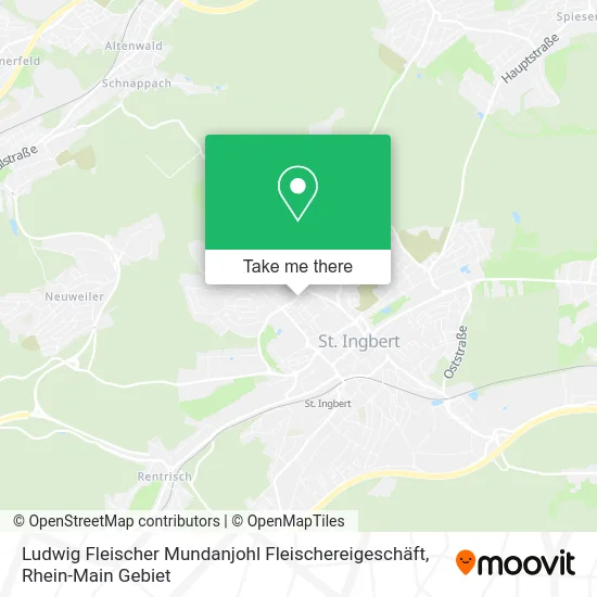 Карта Ludwig Fleischer Mundanjohl Fleischereigeschäft