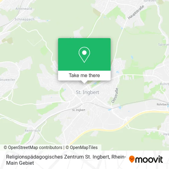 Карта Religionspädagogisches Zentrum St. Ingbert