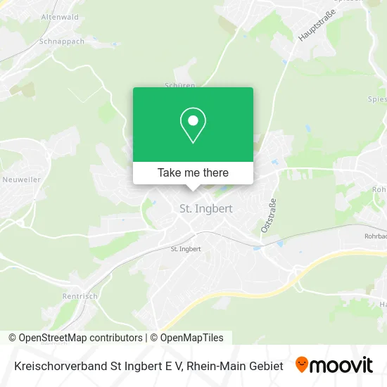 Карта Kreischorverband St Ingbert E V