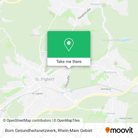 Карта Born Gesundheitsnetzwerk