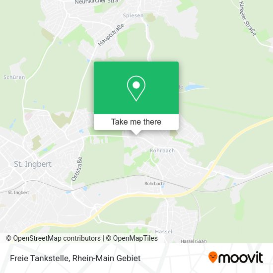 Карта Freie Tankstelle