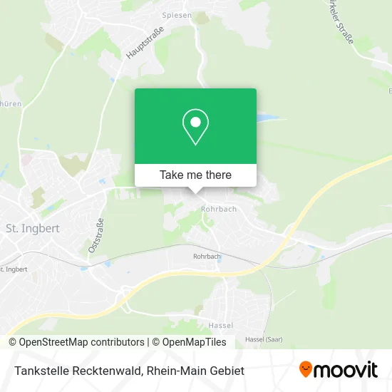 Карта Tankstelle Recktenwald