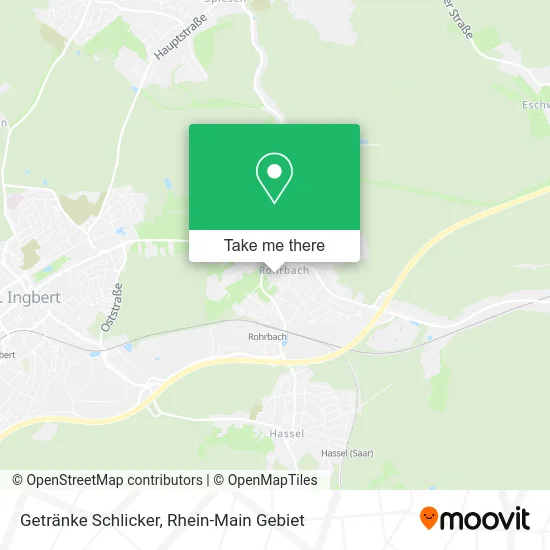 Карта Getränke Schlicker