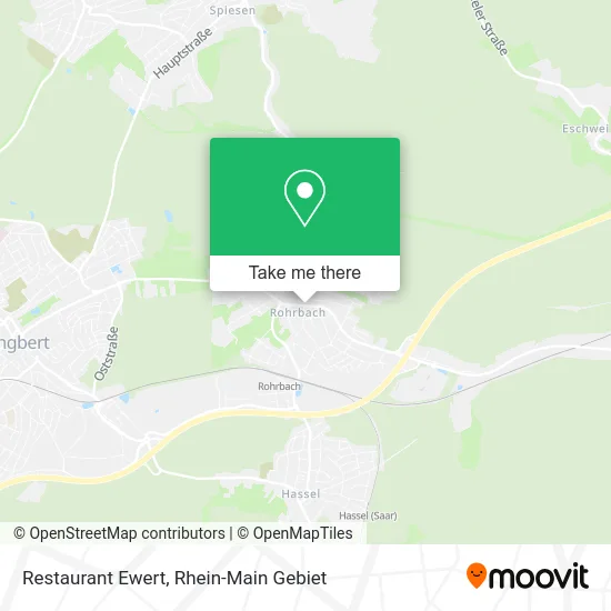 Карта Restaurant Ewert