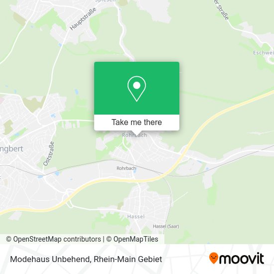 Карта Modehaus Unbehend