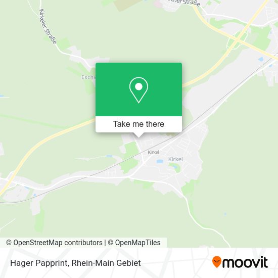 Карта Hager Papprint