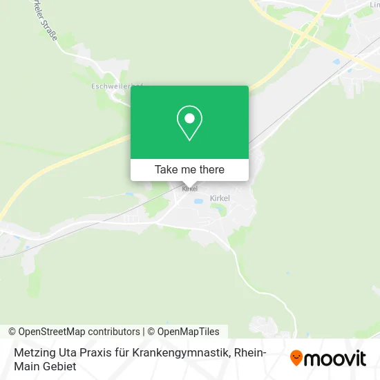 Карта Metzing Uta Praxis für Krankengymnastik