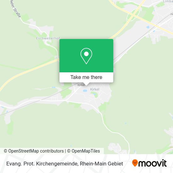 Карта Evang. Prot. Kirchengemeinde