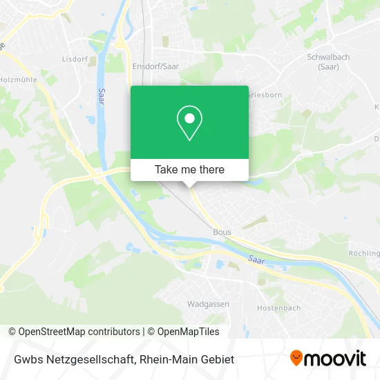 Карта Gwbs Netzgesellschaft