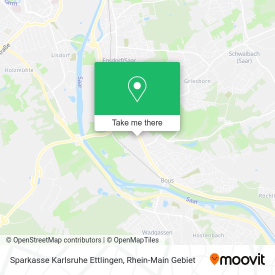 Карта Sparkasse Karlsruhe Ettlingen