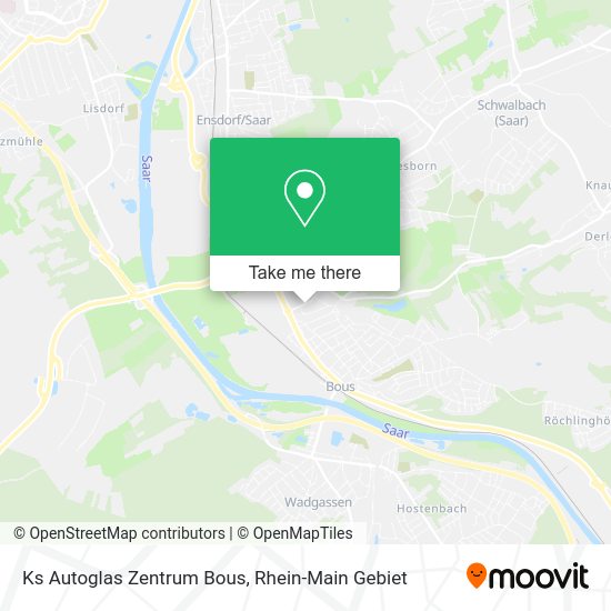 Карта Ks Autoglas Zentrum Bous
