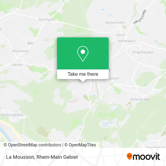 Карта La Mousson