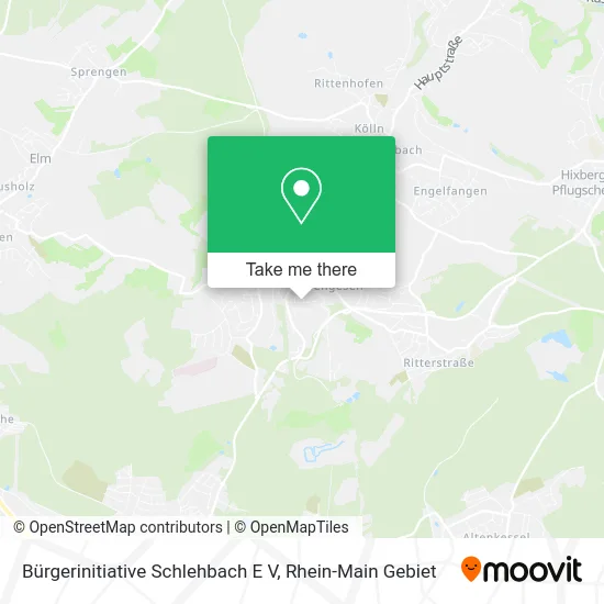Карта Bürgerinitiative Schlehbach E V