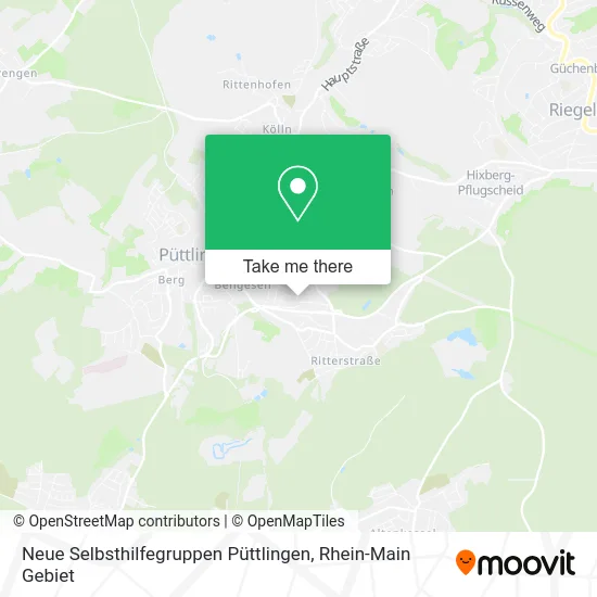 Карта Neue Selbsthilfegruppen Püttlingen