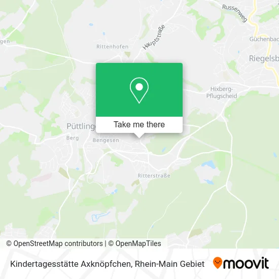 Карта Kindertagesstätte Axknöpfchen
