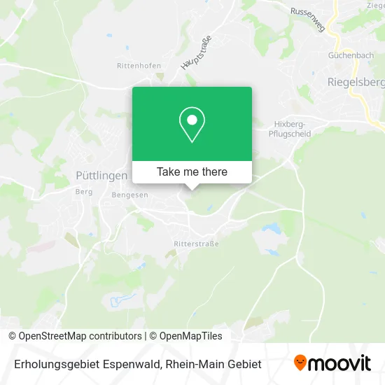 Карта Erholungsgebiet Espenwald