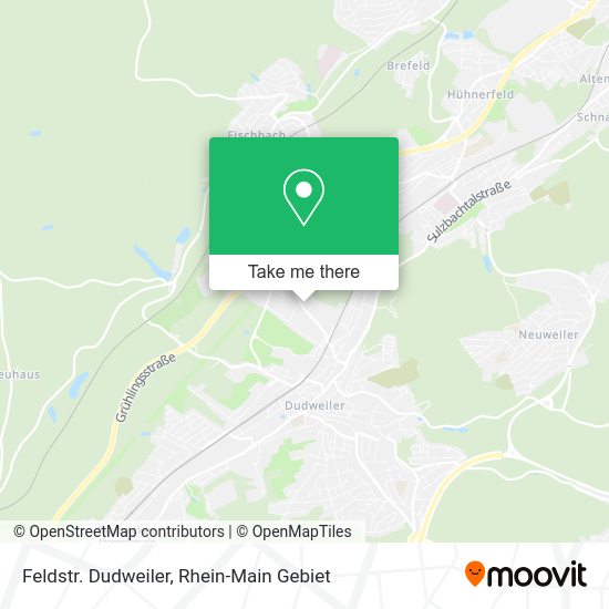 Карта Feldstr. Dudweiler