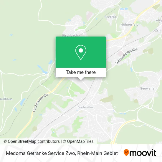 Карта Medoms Getränke Service Zwo